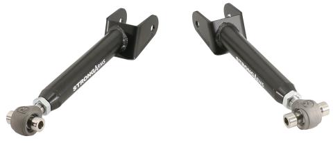 Rear Upper Strongarms For 1964-1967 Chevelle Cutlass Pair Of Adjustable Tubular Arms W/ R-JointsPowder Coated Satin Black Ridetech