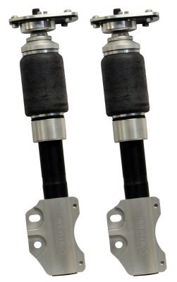Front HQ Shockwaves For 1979-1989 Mustang For Use W/ Stock Spindle Pair Of Rebound Adjustable Shock waves W/ 1/4 Inch Airline Fittings And Caster/Camber Plates Ridetech