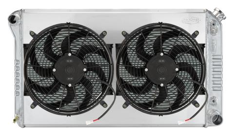 77-87 GM Truck Aluminum Radiator 1.25/1.5 Outlets AT Dual 14 Inch Cold Case Radiators