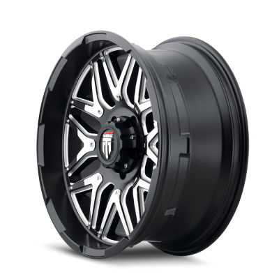 Grind AT151 Matte Black Milled 20X9 5-127 0MM 78.1MM Off Road Wheels American Truxx