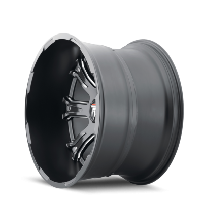 Bomb AT154 Satin Black Milled 22X14 5-127 -76MM 78.1MM Off Road Wheels American Truxx
