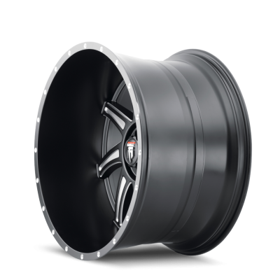 Vortex AT162 Satin Black Milled 20X10 5-127 -24MM 78.1MM Off Road Wheels American Truxx