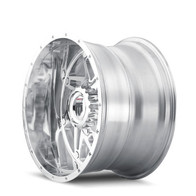 Warrior AT165 Polished 20X12 5-127/5-139.7 -44MM 78.1MM Off Road Wheels American Truxx