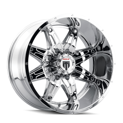 Lonestar AT185 Chrome 22X12 5-127 -44MM 78.1MM Off Road Wheels American Truxx