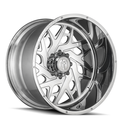 Forged Aries ATF1909 Polished 24X14 8-165.1 -76MM 125.2MM Off Road Wheels American Truxx Forged