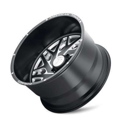 Forged Aries ATF1909 Matte Black Milled 24X14 6-139.7 -76MM 106.1MM Off Road Wheels American Truxx Forged
