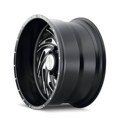 Twisted Forged Twisted ATF1911 Matte Black Milled 22X12 8-165.1 -44MM 125.2MM Off Road Wheels American Truxx Forged