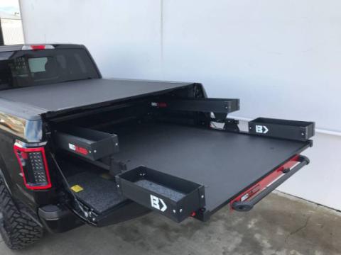 Bedslide Black BedBin Mini Kix 7 Inch X 18 Inch 2 pc Bin Kit