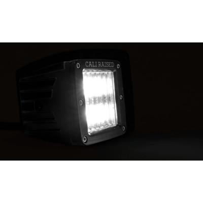 2019-Present RAV4 Ditch Mount Kit-(2) 3X2 18W Amber LED Pods Toyota OEM Square Style Ditch Lights Switch Cali Raised LED