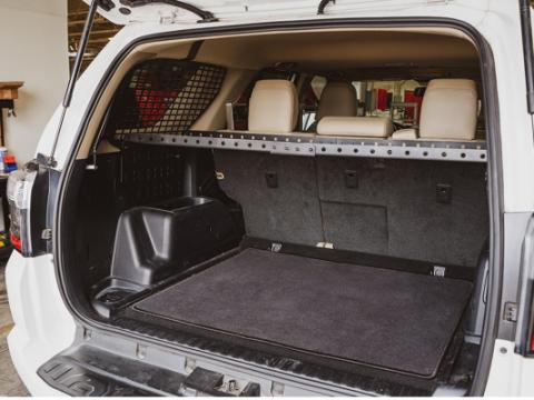 2010-2021 4Runner Interior Rear MOLLE Panel 3rd Row Seat Full Combo Rear Cargo Area Tray and Both Panels Cali Raised LED