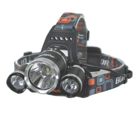 LED Headlamp 3,000 Lumen Rechargeable Multifunction Cali Raised LED