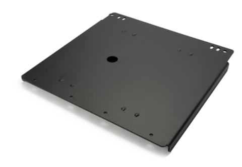 2005-2015 Toyota Tacoma Transfer Case Skid Plate - Steel Powercoat Black Cali Raised LED