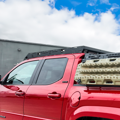 Premium Roof Rack For 24 Toyota Tacoma - Yes Lighting Cut Out Cali Raised LED