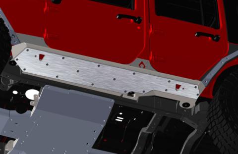 JK Nighthawk Front Bumper Swaybar Disconnect Skid Artec Industries