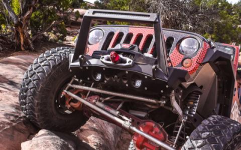 Jeep JK Front Bumper Rock Guard 07-18 Wrangler JK Aluminum Artec Industries