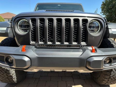JL-JT Front Bumper 20 Inch Light Mount Artec Industries