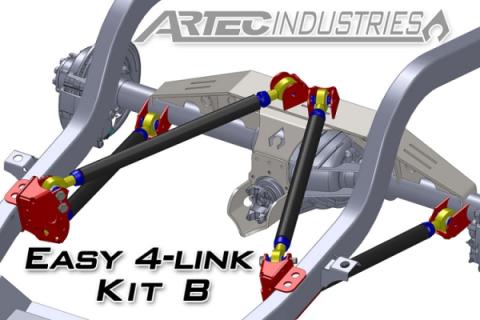 Easy 4 Link Kit B No Tube All 1.25 Inch Krawler Joints Artec Industries