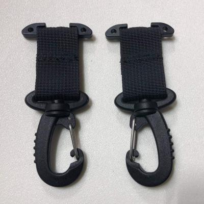 MOLLE Attachments, Bartact, PALS/MOLLE T-Bar and Heavy Duty Acetal Swivel Hooks Pair Black Bartact