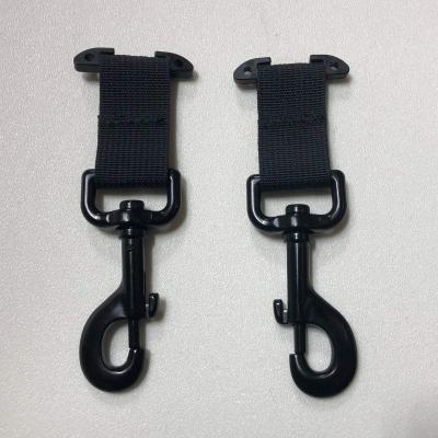 MOLLE Attachments, Bartact, PALS/MOLLE, T-Bar and Metal Swivel Hooks Pair Black Bartact