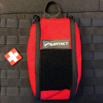 Roll Bar IFAK Kit Pouch MOLLE Back 1000d Cordura Nylon PALS Compatible Black Bartact