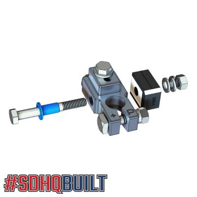 SDHQ Built Billet Battery Terminal 200 Amp Fuse Kit SDHQ Offroad