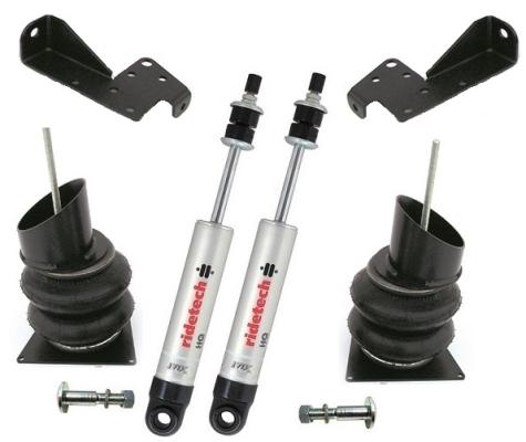Front Coolride Kit For 1958-1964 Impala For Use W/ Stock Lower Arms Air Springs Brackets HQ Shocks Bolt On Shock Mounts And Hardware Ridetech
