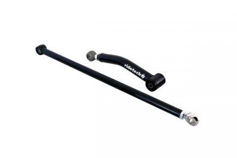 Rear Upper Strongarm And Panhard Bar Kit For 1959-1964 Impala 1 Adjustable Tubular Upper Control Arm W/ An R-Joint Rod End And 1 Adjustable Panhard Bar Powder Coated Satin Black Ridetech