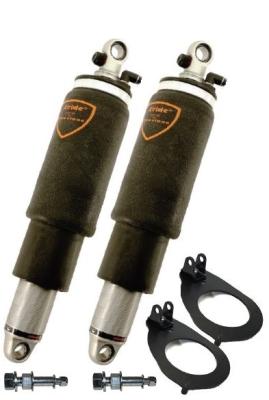 Rear HQ Shockwaves For 1993-2002 Camaro and Firebird Pair Of Rebound Adjustable Shock waves W/ 1/4 Inch Airline Fittings And Mounting Brackets Ridetech