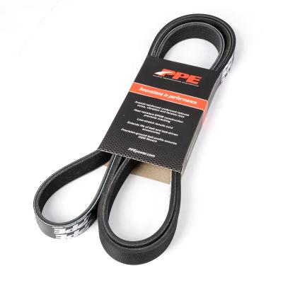 High Performance Heavy Duty Serpentine Belt 2002-2005 GM 6.6L Duramax Single Alternator 130A W/ Vacuum Pump PPE