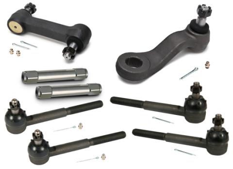 Steering Linkage Kit For 1973-1982 C10 Idler Arm Pitman Arm Inner Tie Rods Outer Tie Rods And Billet Tie Rod Adjusters Ridetech