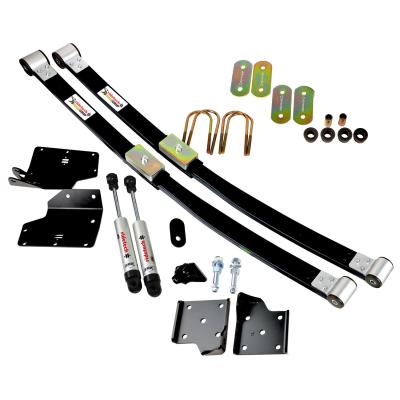 Composite Leaf Springs And HQ Shocks For 1964-1966 Mustang Leaf Springs Delrin Bushings Shackles U-Bolts HQ Shocks Staggered Shock Mounts And Hardware Ridetech