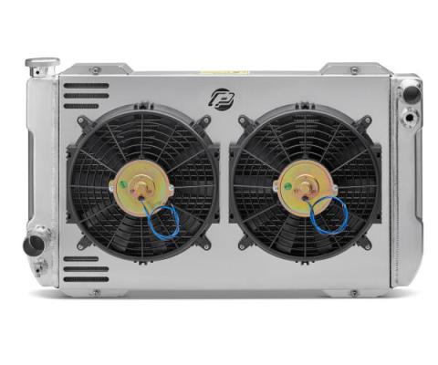 123 Series Radiator System Universal Ford 26 Inch Core Shroud and Dual Fans Manual Transmission Proform