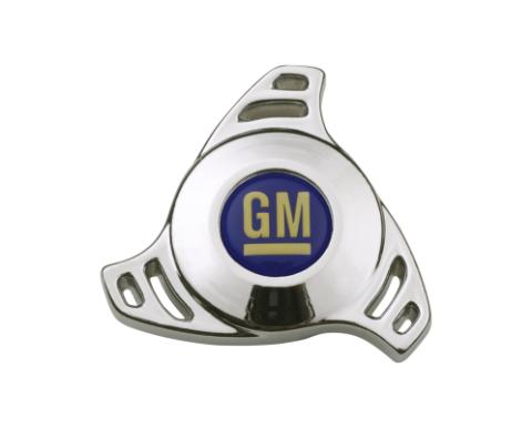 Air Cleaner Center Nut Small GM Logo Small High-Tech GM Blue Chevrolet Performance Parts