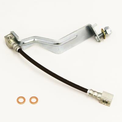 Mustang Brake Hose Kit 87-98 Ford Mustang Rear Stainless Steel Clear Cover J&M Products