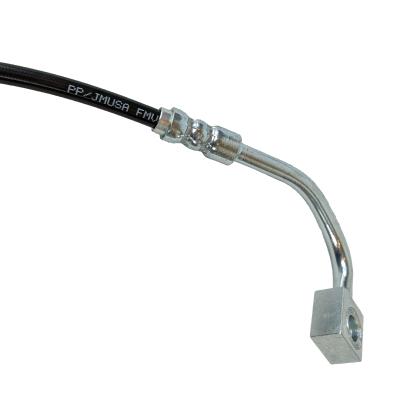 2015-2020 Ford Mustang GT and GT350R Stainless Steel Front Brake Hose Kit Black Cover J&amp;M Products