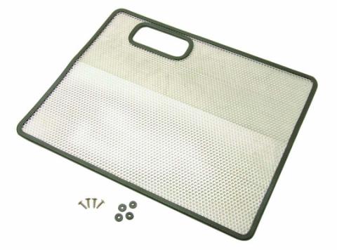 Jeep YJ Bug Shield 87-95 Wrangler TJ Polished Silver Kentrol