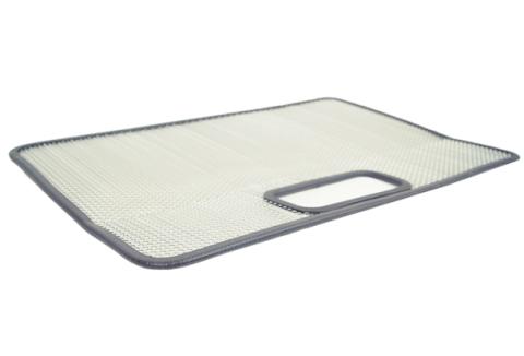 Jeep TJ Bug Shield 97 Wrangler TJ Polished Silver Kentrol