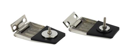 Jeep YJ/TJ Hardtop Liftgate Hinge Pair 87-06 Wrangler TJ/YJ Polished Silver Kentrol