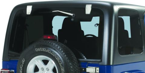 Jeep YJ/TJ Hardtop Liftgate Hinge Pair 87-06 Wrangler TJ/YJ Polished Silver Kentrol