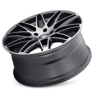 Touren Wheels TR75 3275 Matte Black Brushed With Dark Tint 19X8.5 5-112 40MM 66.56MM