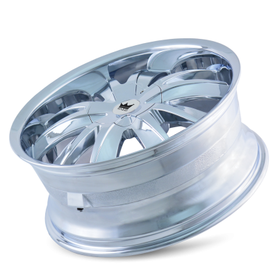 Cast Aluminum Wheels Edge 337 CH 22x8.5 Chrome 5 On 108/5 On 114.3 Bolt Pattern 35 Offset Mazzi Wheels