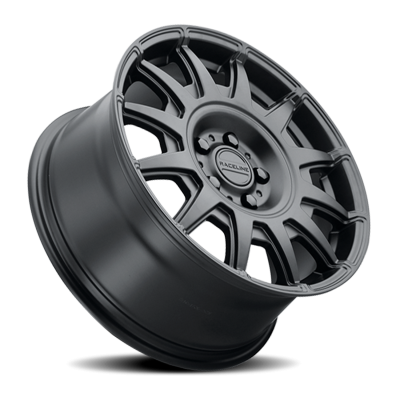 Aluminum Wheels 18x8 Aero 401B Satin Black Multi Spoke 40 Offset 5 on 100 Bolt Pattern 72.62 Bore Raceline