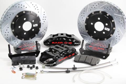 Brake System 15 Inch Front Extreme+ Black 13-14 GT500 Mustang BAER Brakes