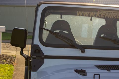 Jeep YJ/TJ Mirror Kit Pair 88-06 Wrangler YJ/TJ Powdercoat Black Kentrol