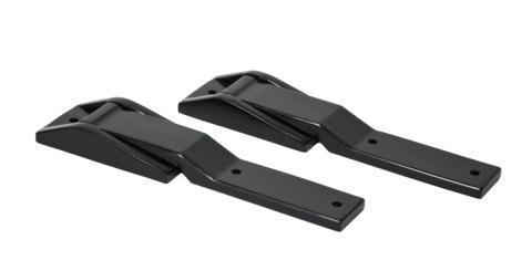 Jeep TJ Tailgate Hinge Pair 97-06 Wrangler TJ Powdercoat Black Kentrol