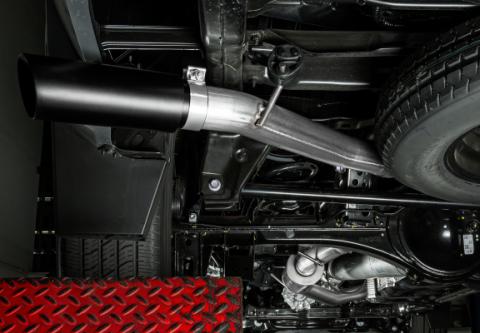 24-Present Toyota Tacoma Side Exit Cat Back Exhaust with Black Tip Stillen