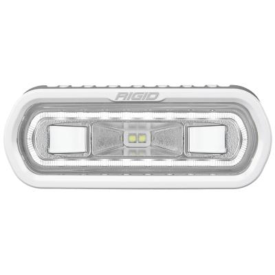 SR-L Series Marine Spreader Pod 2 Wire Surface Mount White With White Halo RIGID Industries