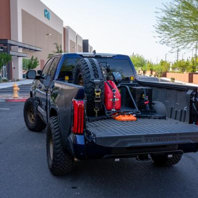 22-23 Tundra Bed Rack Raw SDHQ Offroad