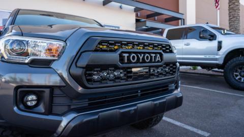 16-23 Tacoma Behind The Grille Dual 10 Inch LED Light Bar Mount SDHQ Offroad