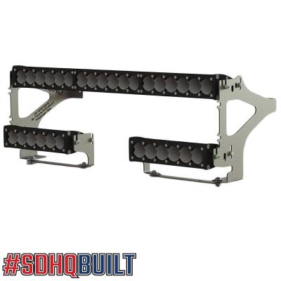 16-23 Tacoma Behind The Grille Dual 10 Inch LED Light Bar Mount SDHQ Offroad
